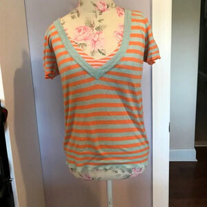 Twinkle by wenlan striped top size M